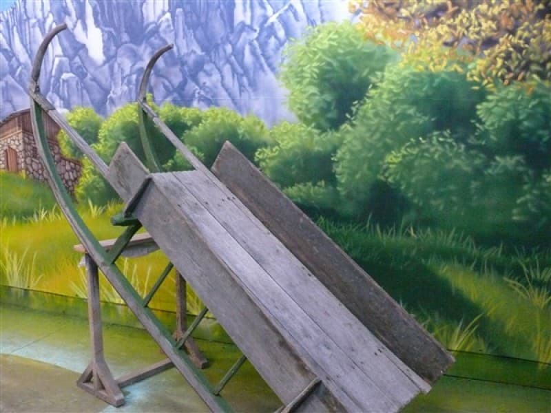 Tiroler Schlitten , Hörnerschlitten , Winter Dekoration , Tiroler Dekoration