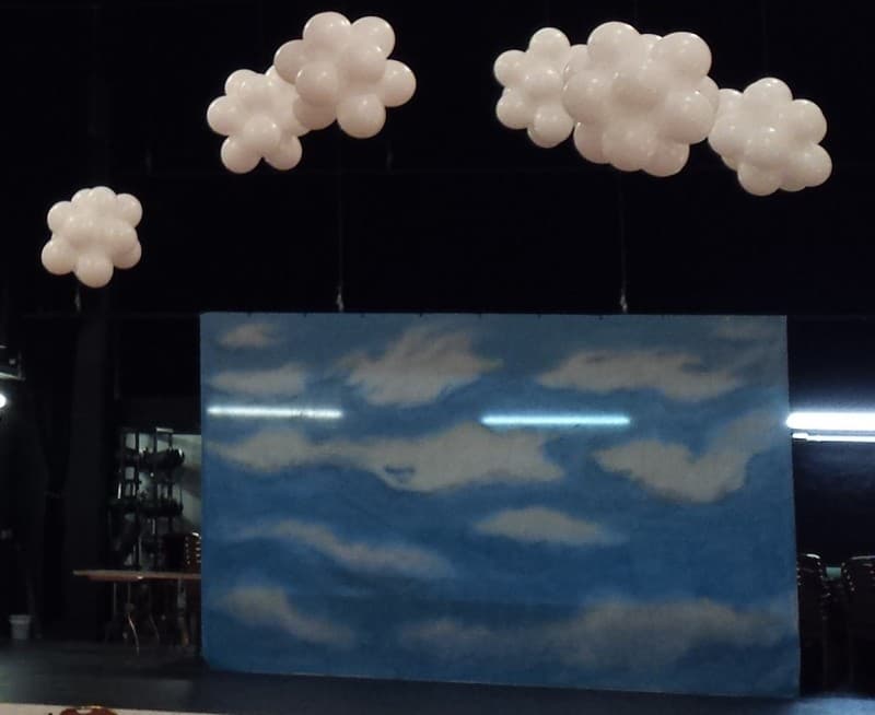 Bühnenbild Wolken , Wolkenkulisse , Wolken