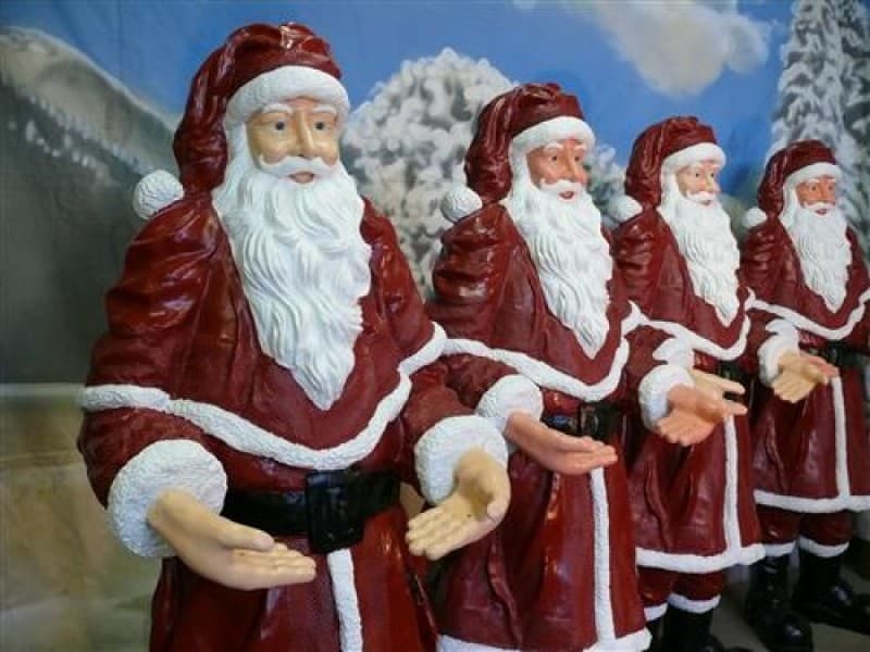 Weihnachtsmänner - Weihnachsmann , Weihnachtsdekoration , Weihnachtsmarktdekoration