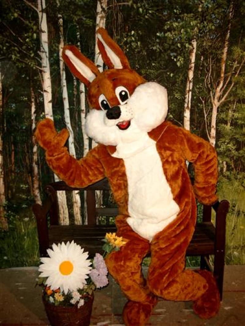 Osterhase braun - Paradekostüm , Osterhase Kostüm