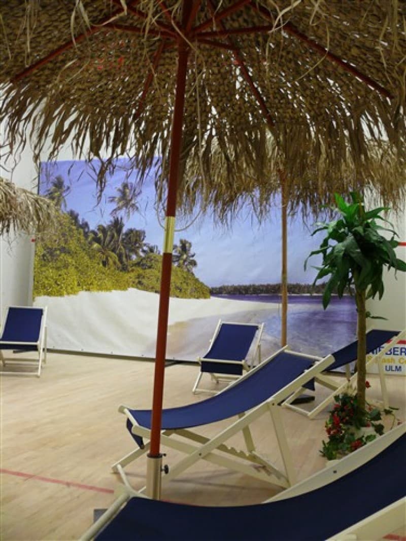 Strandschirm - Palmenschirm - Karibikschirm , Sonnenschim , Karibik Dekoration