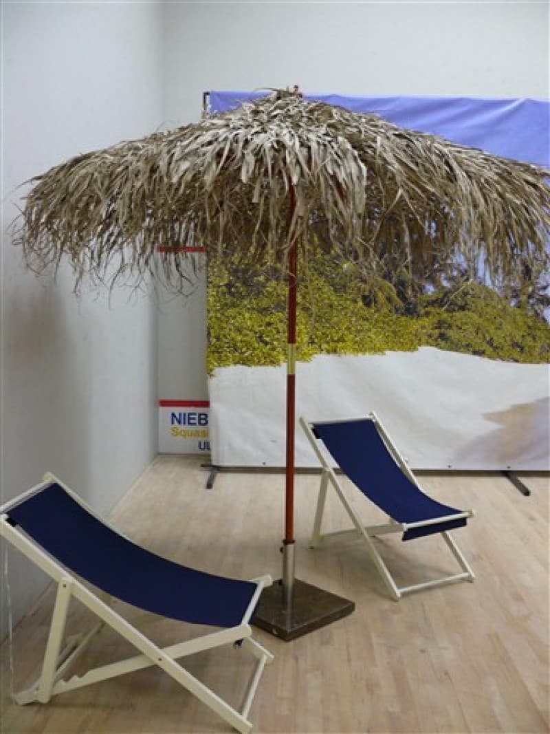 Strandschirm - Palmenschirm - Karibikschirm , Sonnenschim , Karibik Dekoration – 2