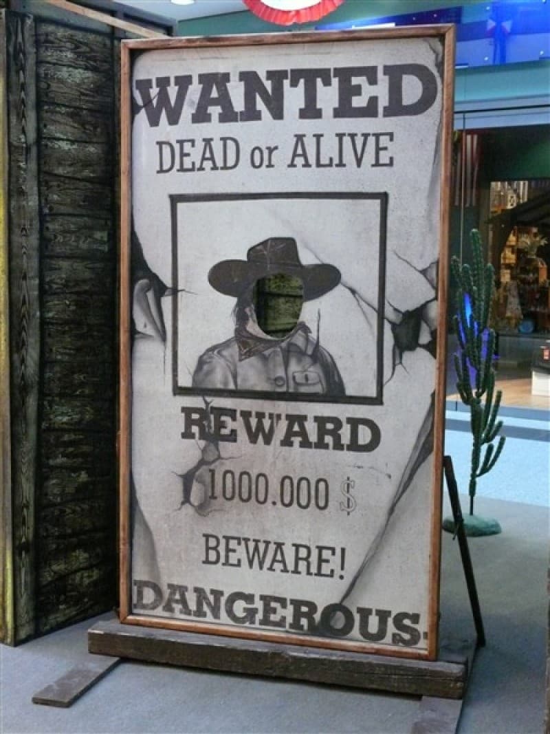 Wildwest Fotowand , Western Dekoration