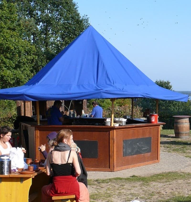 Rund Bar Mittelalter, Nostalgie oder Jahrmarkt , Verkaufsstand – 2