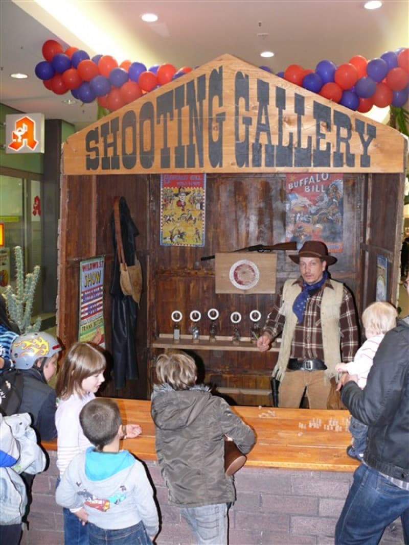 Westernspiel - Shooting Gallery , Western Dekoration – 2
