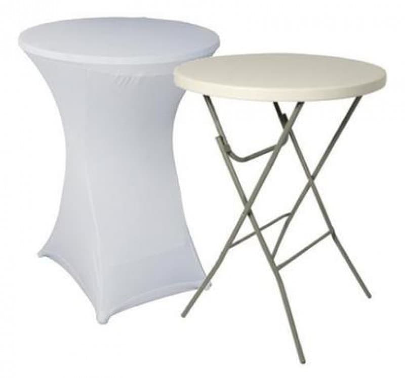 Stehtisch XXL Bistrotisch Ø 80cm inkl. Husse – 2