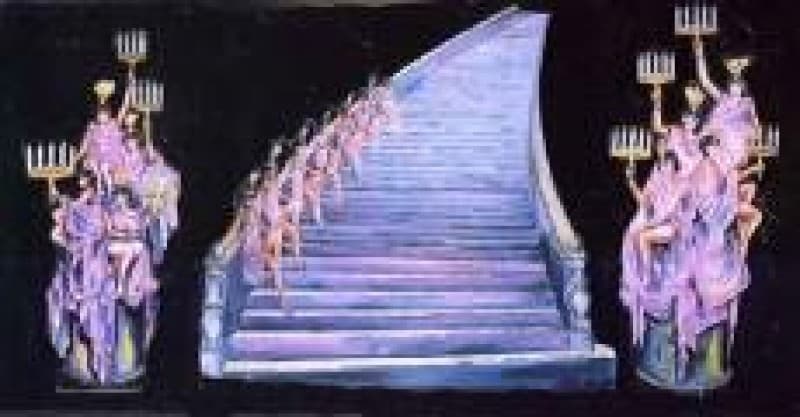 Revue Treppe Kulisse, Cut Out