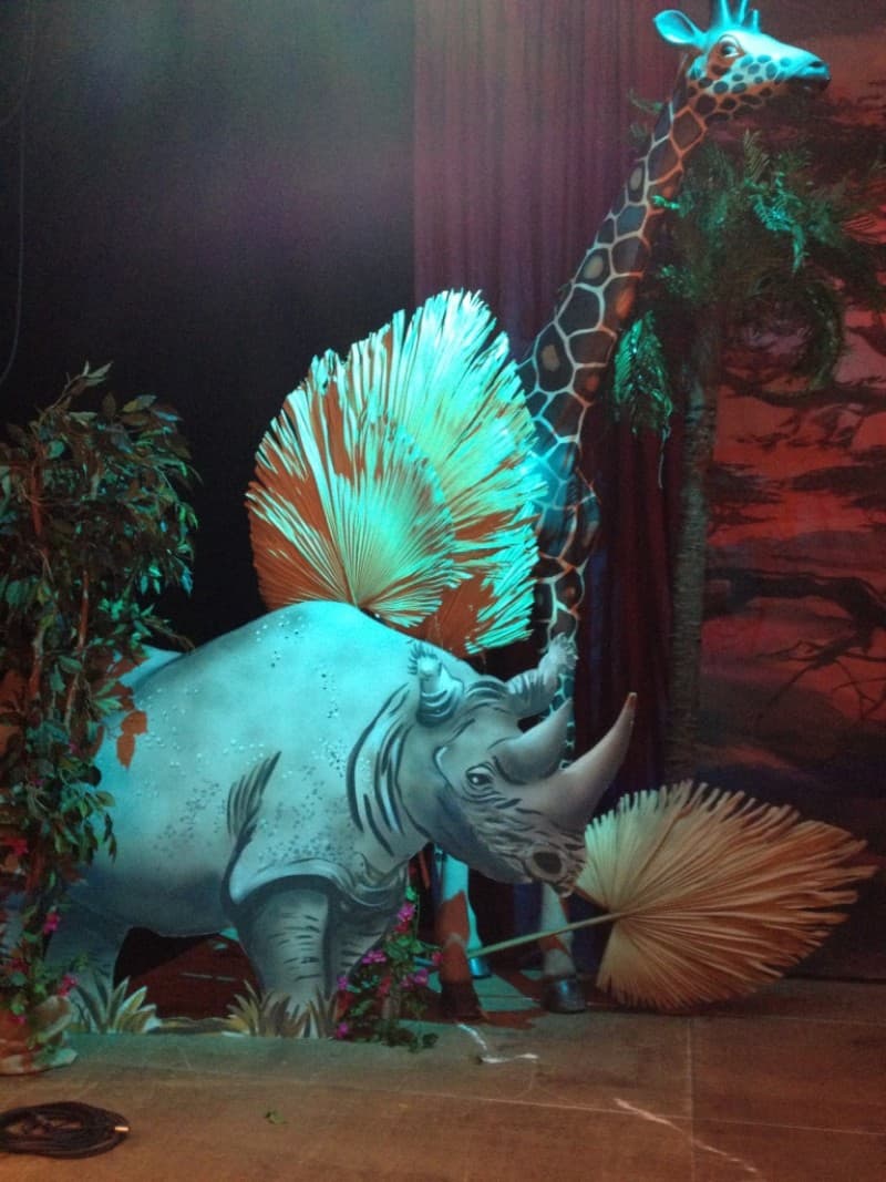 Cut Outs Afrikanischer Tiere, Afrika, Tier, Leopard, Elefant, Nashorn, Zebra