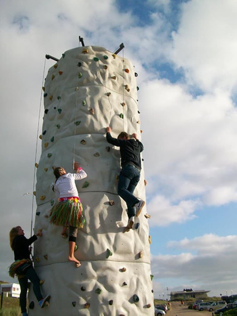 Mobilen 3 - persons Kletterturm für ihr Event mieten – 5