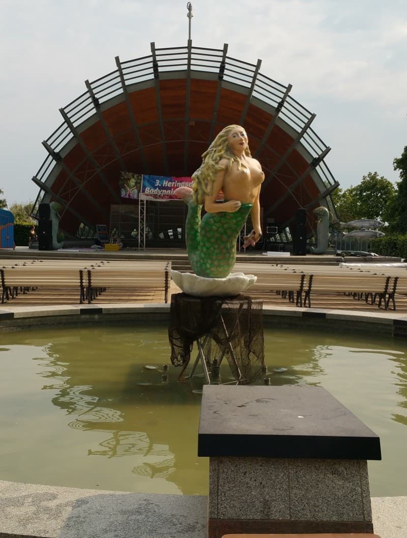 Nixe - Skulptur , Maritime Dekoration – 2
