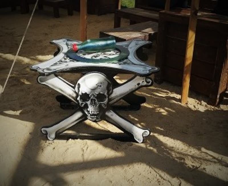 Flaschendrehtisch, Piraten Spiele, Piraten Party, Kinder Spiele – 2