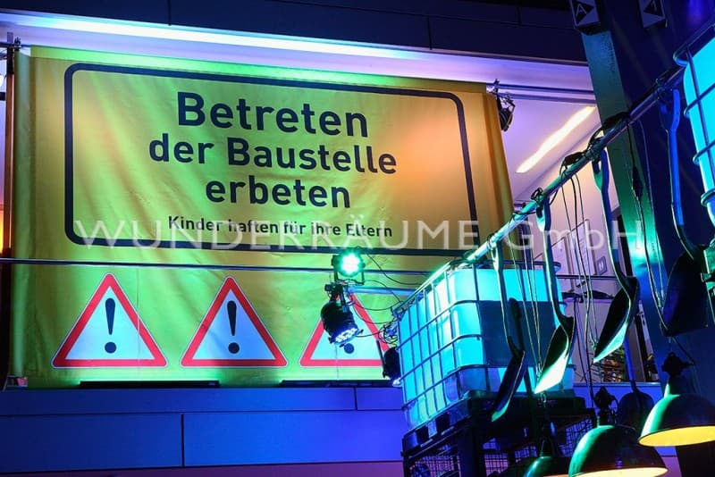 Leinwanddruck "Betreten erbeten" – 2