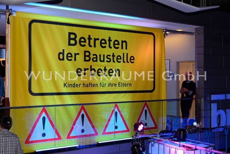 Leinwanddruck "Betreten erbeten" – 4