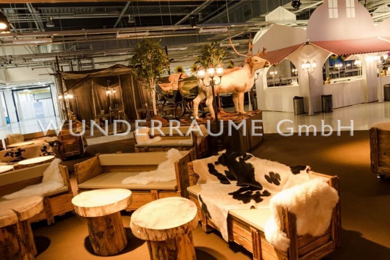 Loungetisch rustikal, mit Baumscheibe – 2