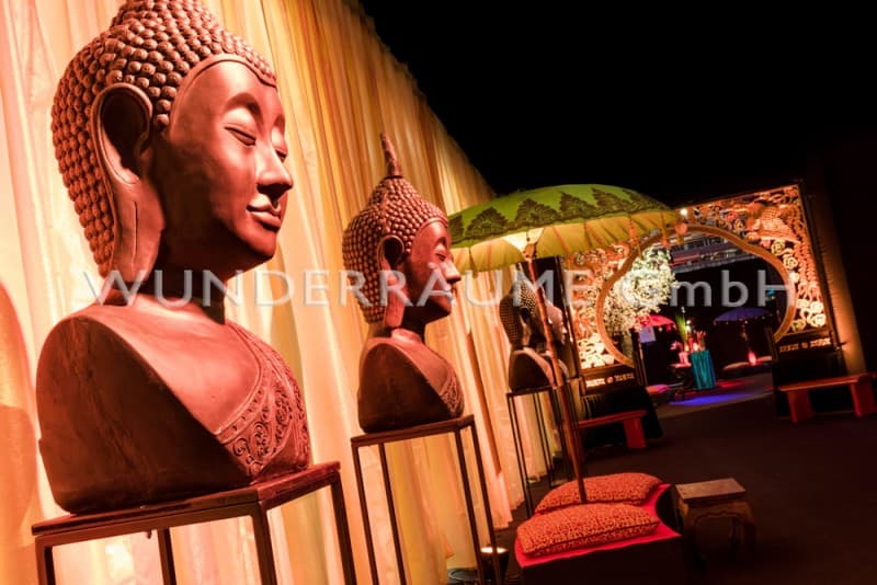 Buddha-Büste, schwarz – 3