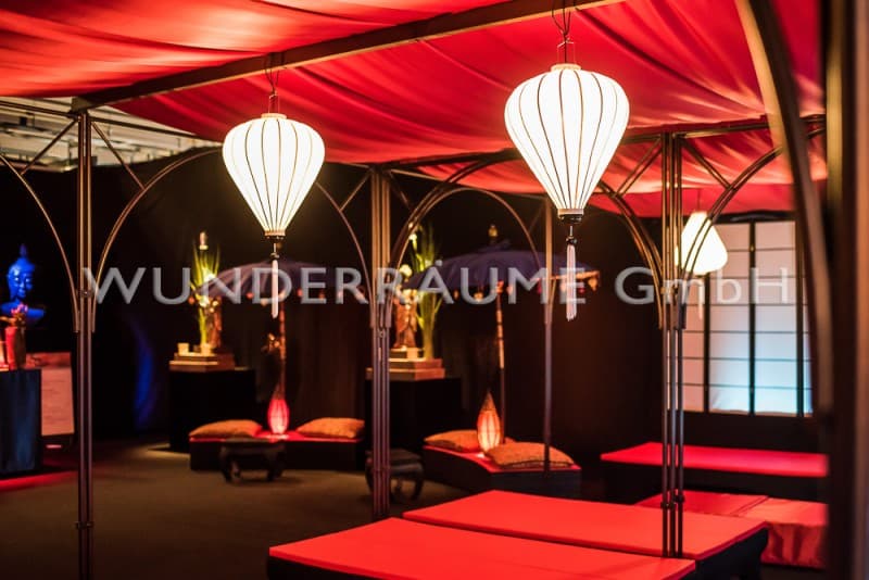 Asiatischer Lampion M, weiß – 2