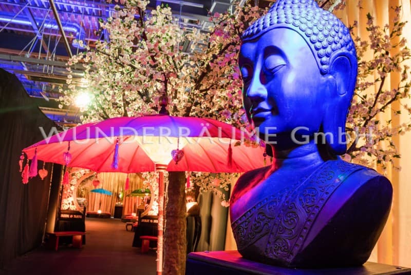 Buddha-Büste, schwarz – 4