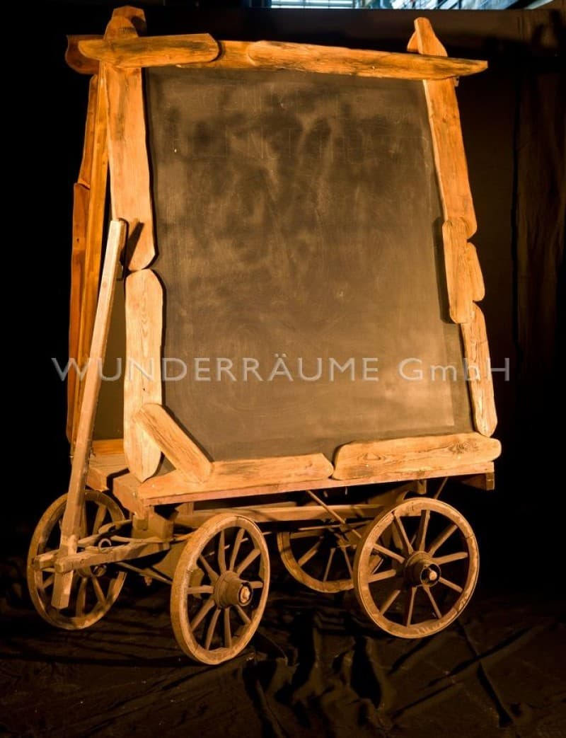 Holztafel / Tafelwagen 1, rustikal – 2