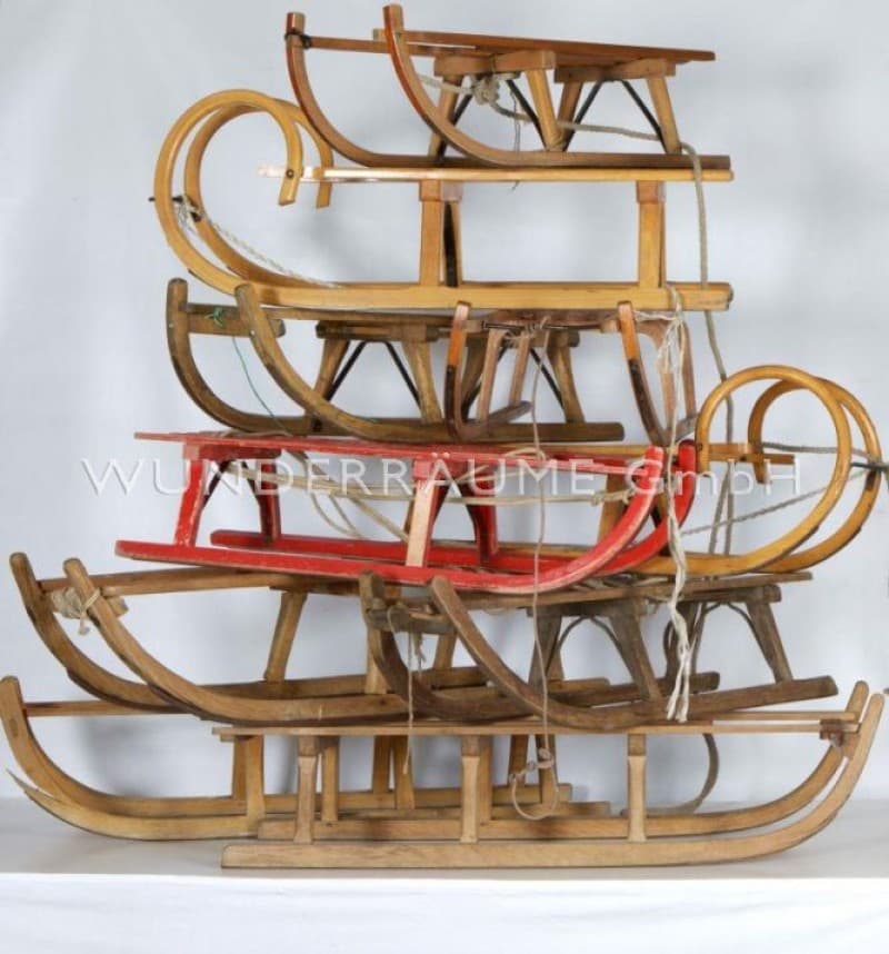 Rodelschlitten-Set (9-teilig)