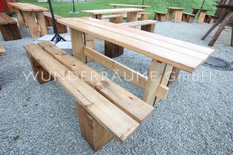 Holzbänke für Feuerstelle – 3