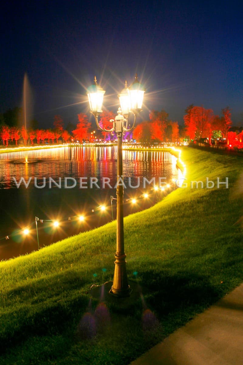 Straßenlaternen-Set in kupfer oder weiß – 2