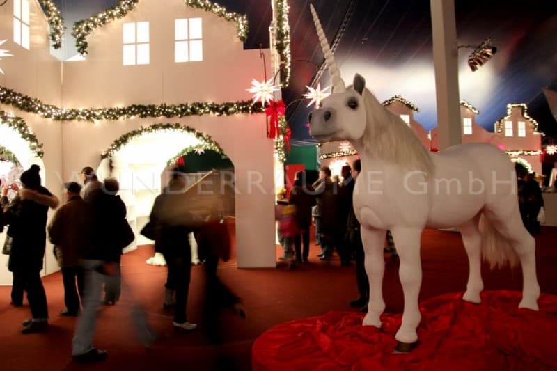 Weißes Einhorn, Pferd – 2