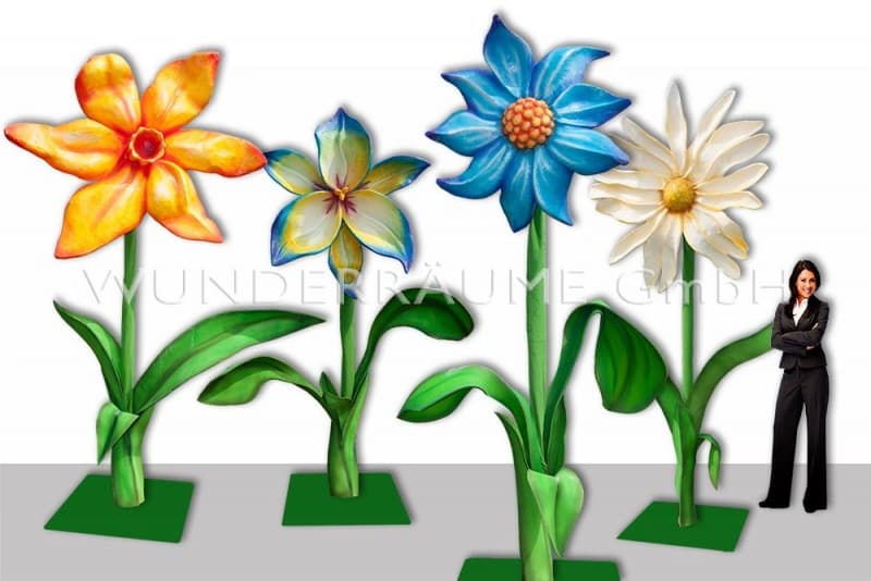10 Riesenblumen bis 4 m Höhe