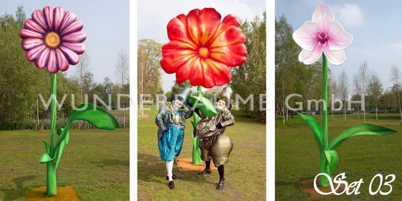3 Riesenblumen bis 4 m / SET 3 – 2