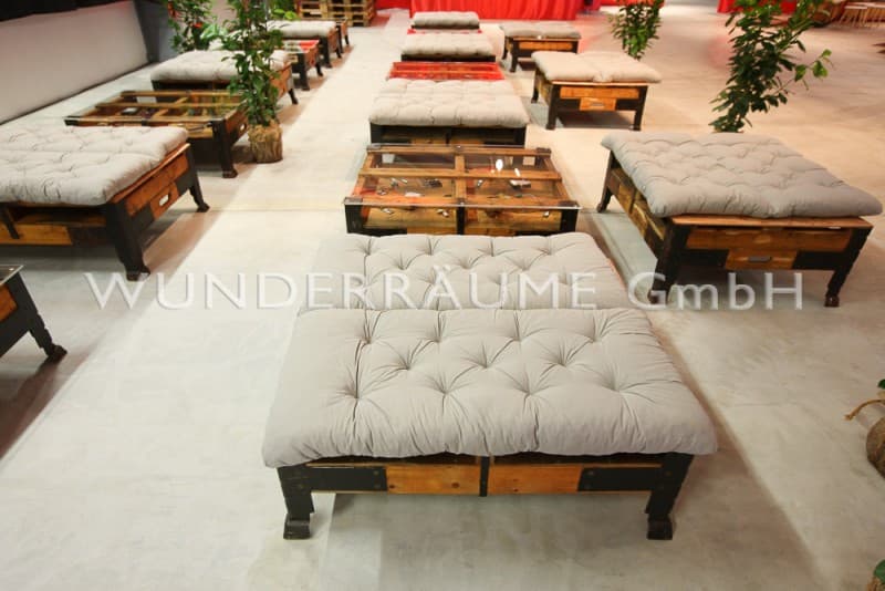Loungebank Holz "Industrial" – 4