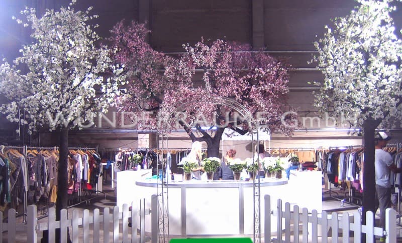 Kirschblüten-Baum L, weiß – 3