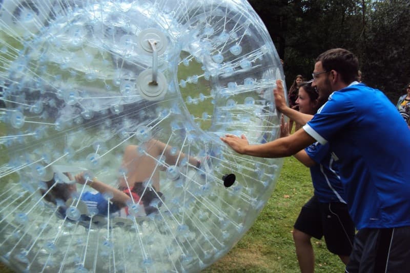 Human Roll / Menschenkugel / Zorb Ball / Riesenkugel