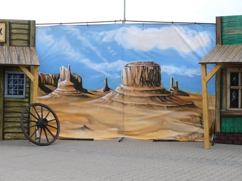 Bühnenbild Nevada, Wild West Western, Westerndekoration – 2