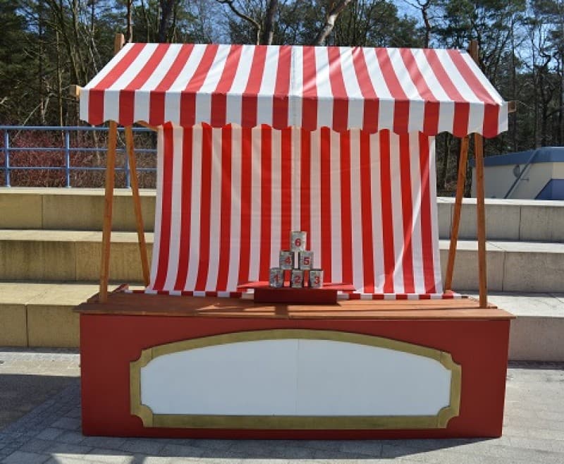 Marktstand Nostalgie , Jahrmarkt Stand , Verkaufsstand , – 3