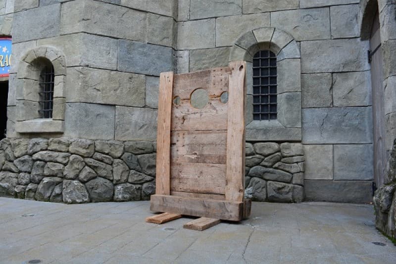 Pranger , Mittelalter Pranger , Piraten , Halloween , Mittelalter Dekoration – 3