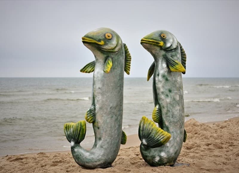 Fische XXL , Strand Dekoration , Maritime Dekoration
