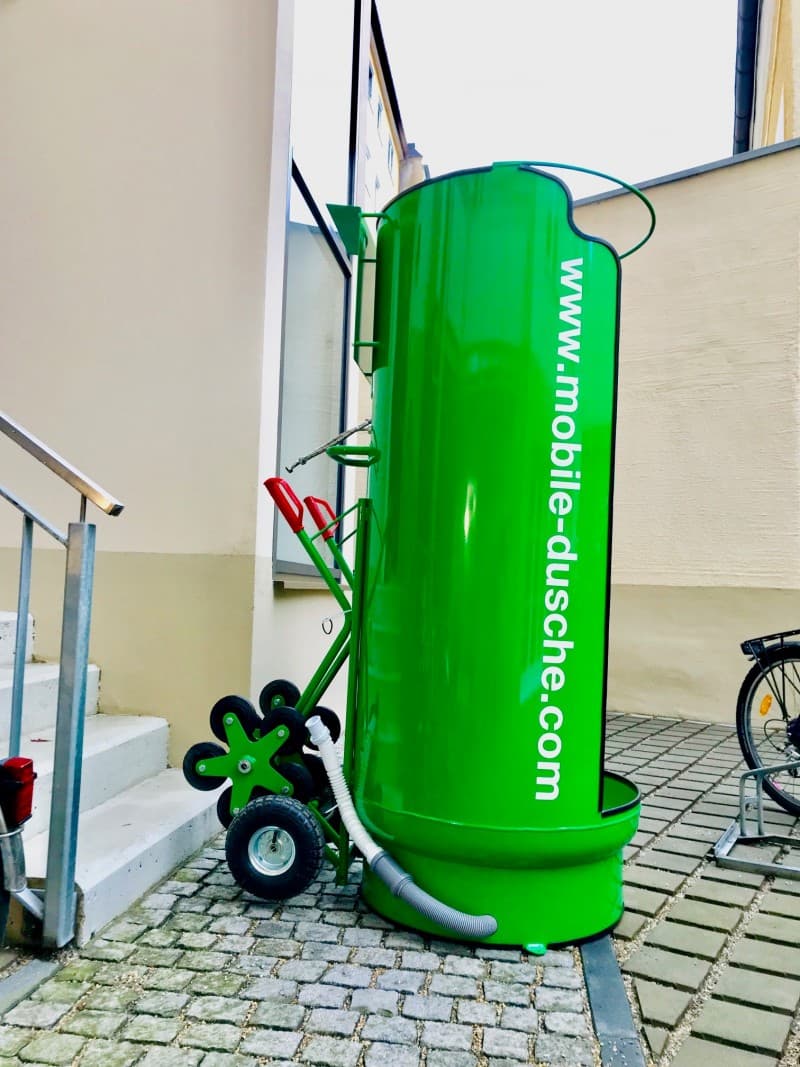 Mobile Dusche inkl. el. Boiler 230 Volt und Pumpe – 2