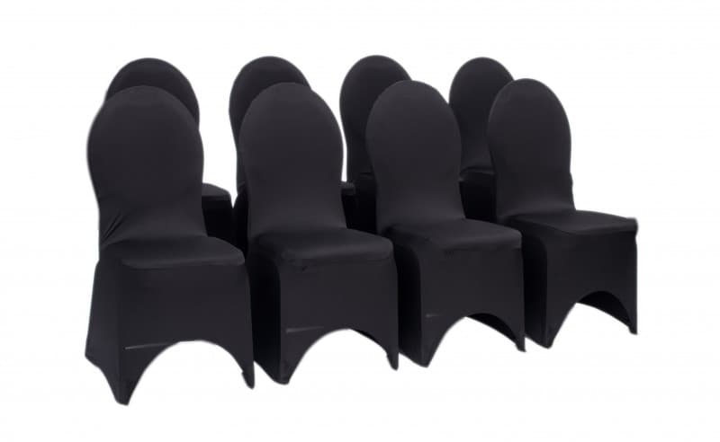 Set Bankett Optimal 1x Stuhl mit Husse optimal zum einhängen schwarz – 3