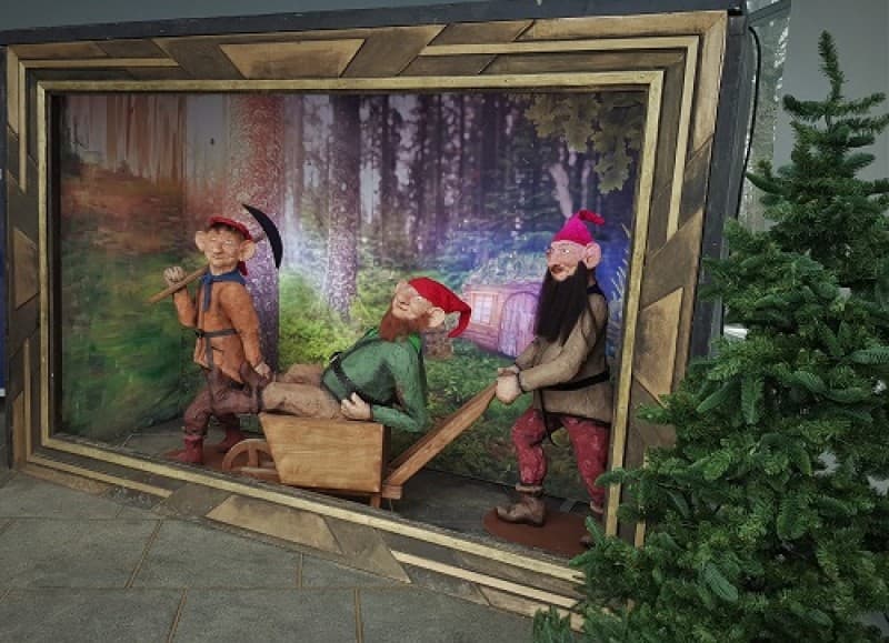 Märchen Diorama Zwerge - Wichtel, Märchen Dekoration – 3