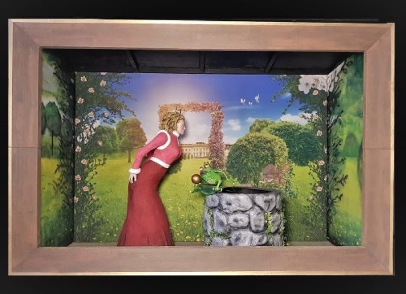 Märchen Diorama Froschkönig, Märchen Dekoration – 2