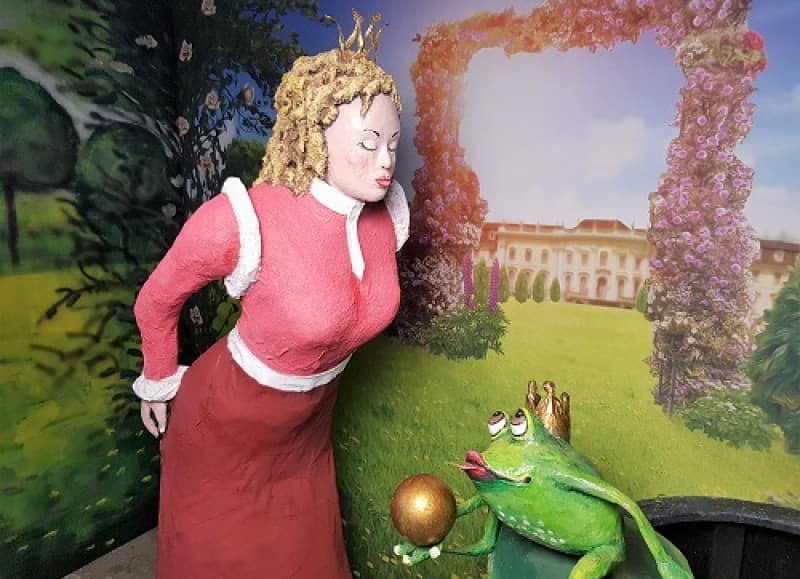 Märchen Diorama Froschkönig, Märchen Dekoration – 3