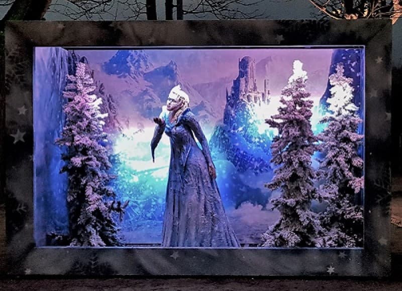 Märchen Diorama Eisprinzessin, Märchendekoration, Winter Dekoration – 3