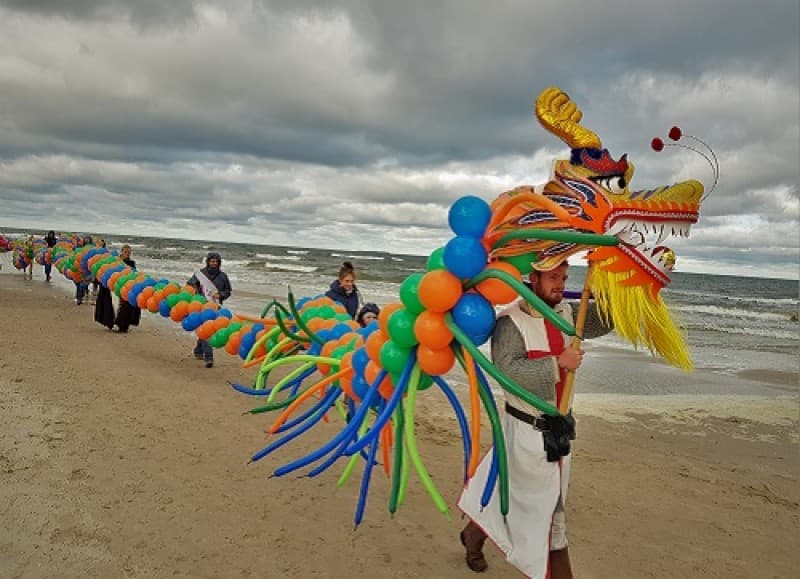 Chinesischer Drache - Tanzdrache aus Ballons - Ballondrachen – 2