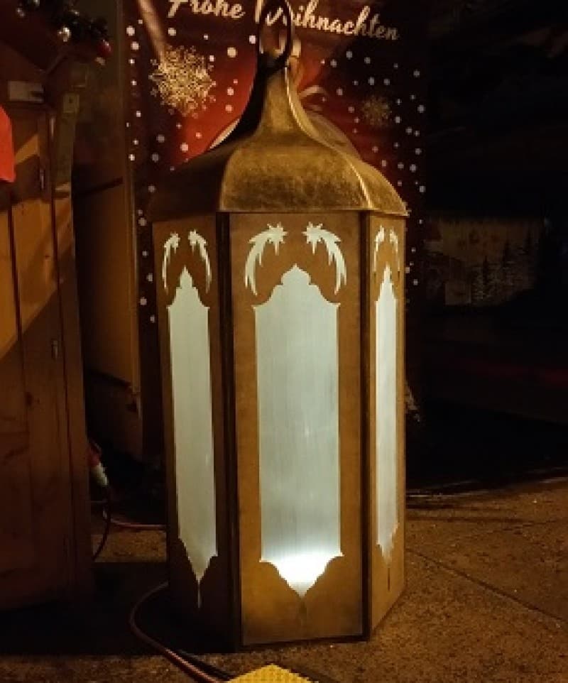 XXL Laterne, Weihnachtslaterne, Adventslicht, Weihnachtsdekoration – 3
