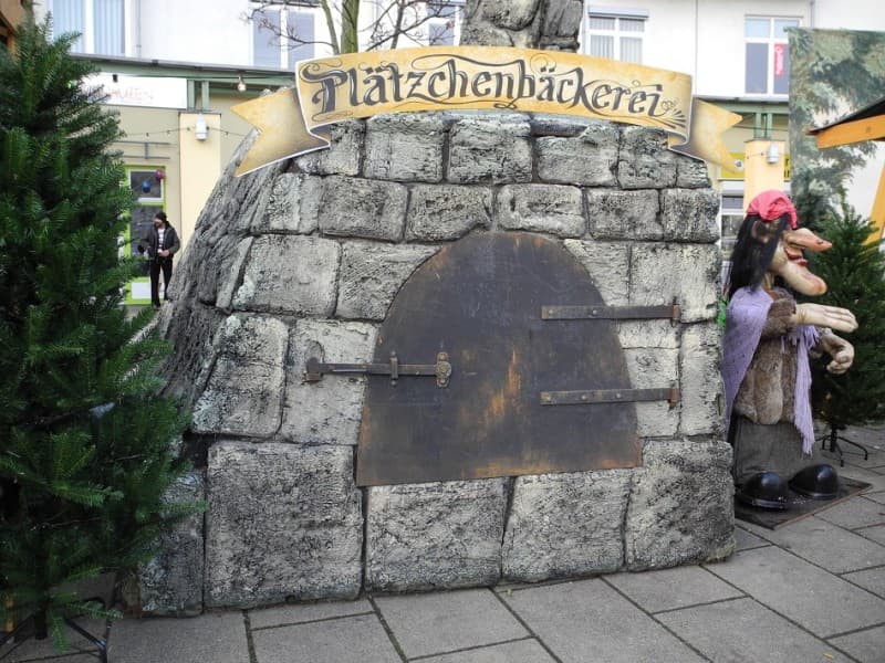 Hexen - Ofen , Weihnachtsbäckerei, Plätzchen backen , Weihnachsdekoration, Hexenofen – 4