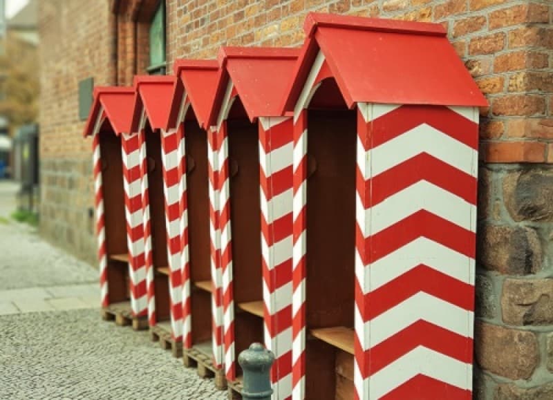 Kassenhäuschen , Wachhäuschen , Jahrmarkt , Schaustellerhäuschen