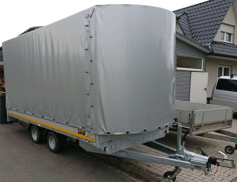 Planenanhänger, Anhänger mit Plane 4 x 2 x 2,10m