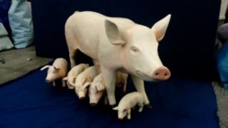 Schwein Figur