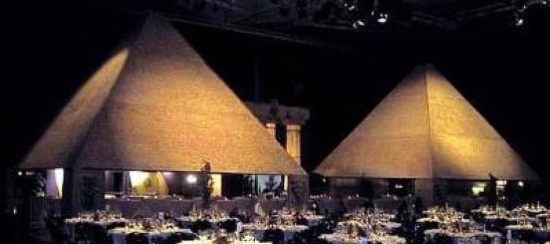 Pyramide, begehbare Pyramiden, Kulissen Objekte, – 2