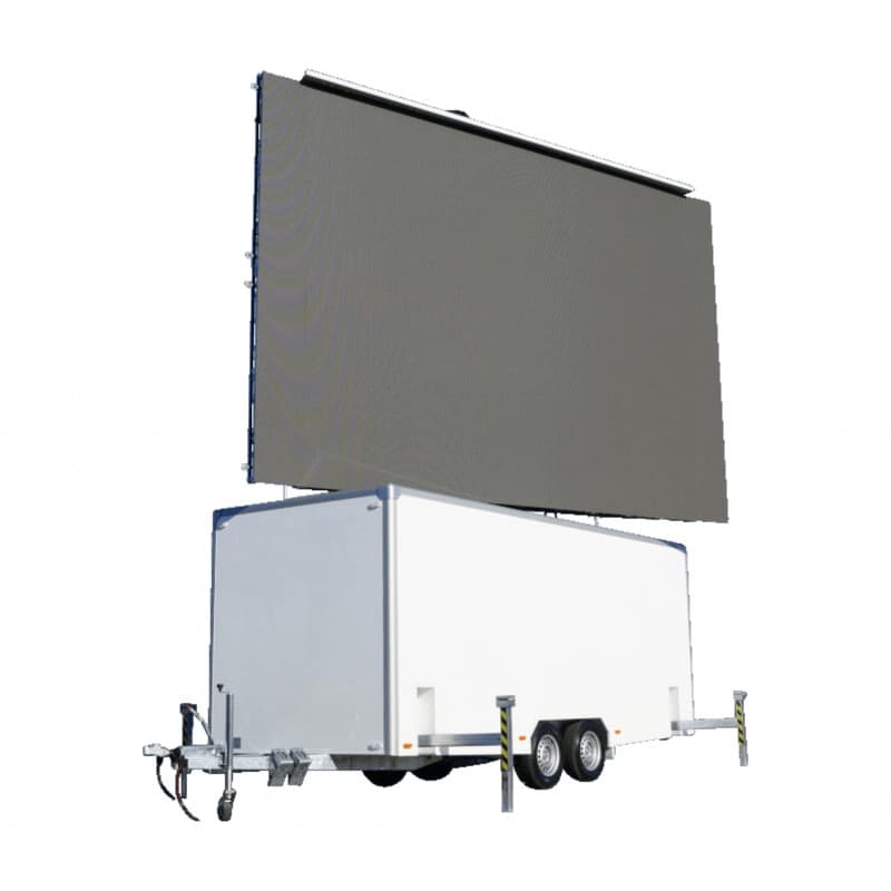 mobile LED Wand, Videowall-Anhänger mit 5m x 3m hochauflösender Videowand Public Viewing WM 2026 – 3