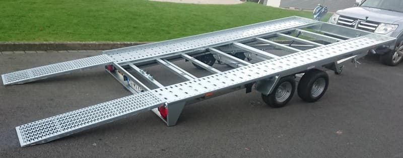 Autotransportanhänger, Autotransporter, Multitransporter, Autotrailer 2700kg 4,0 x 2,0 m, kippbar – 2